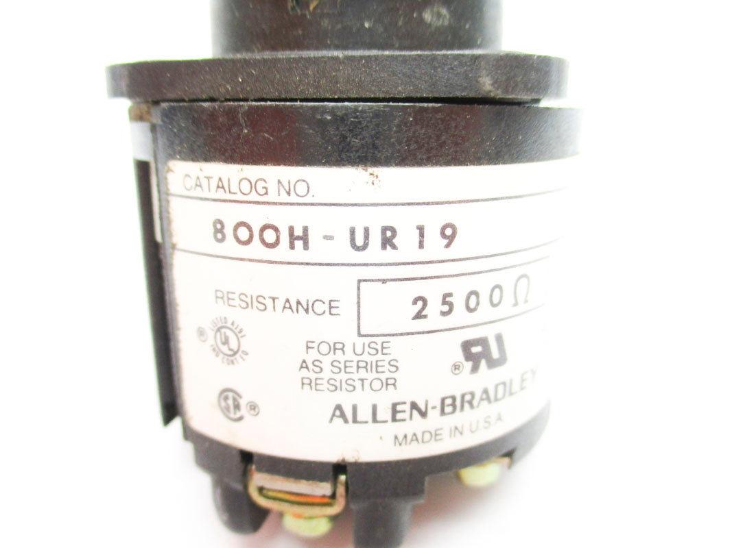 ALLEN BRADLEY 800H-UR19 SER. F 300VAC UNMP