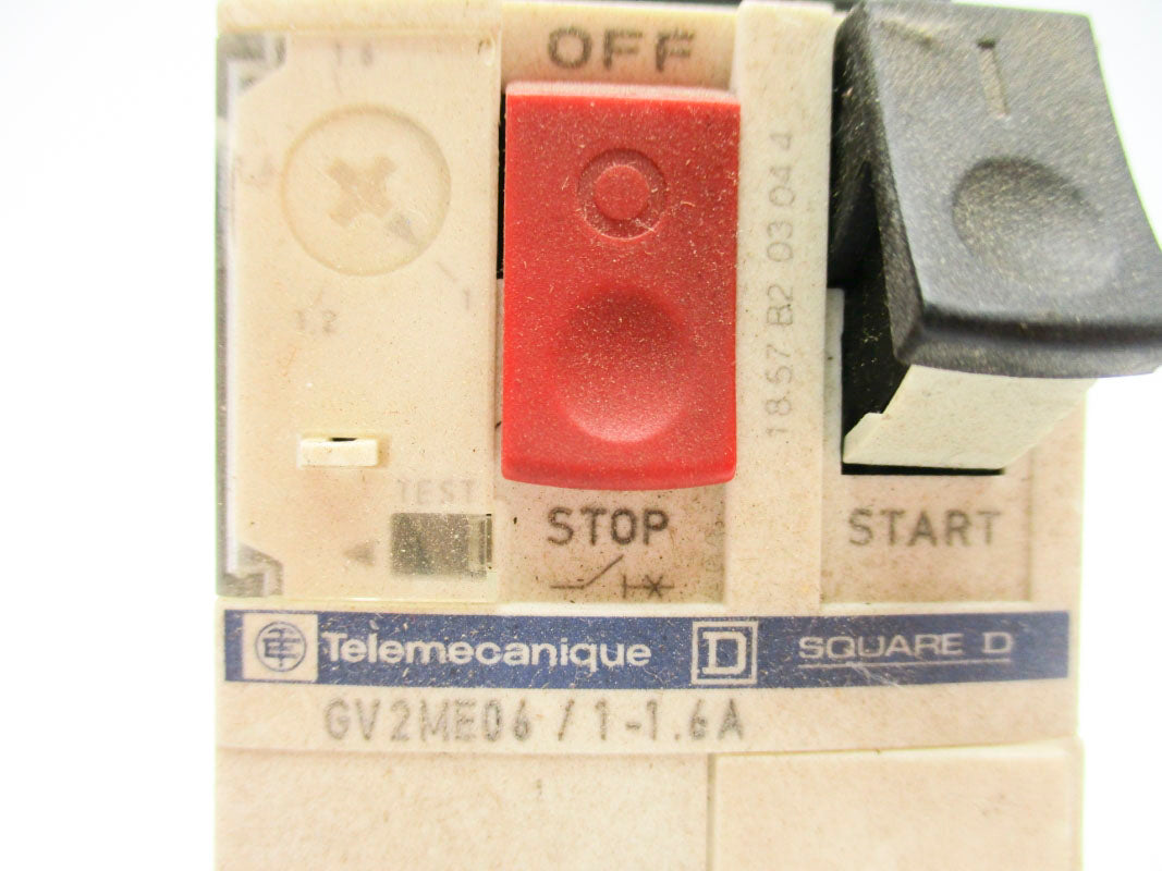 TELEMECANIQUE GV2ME06 690V 1-1.6A UNMP