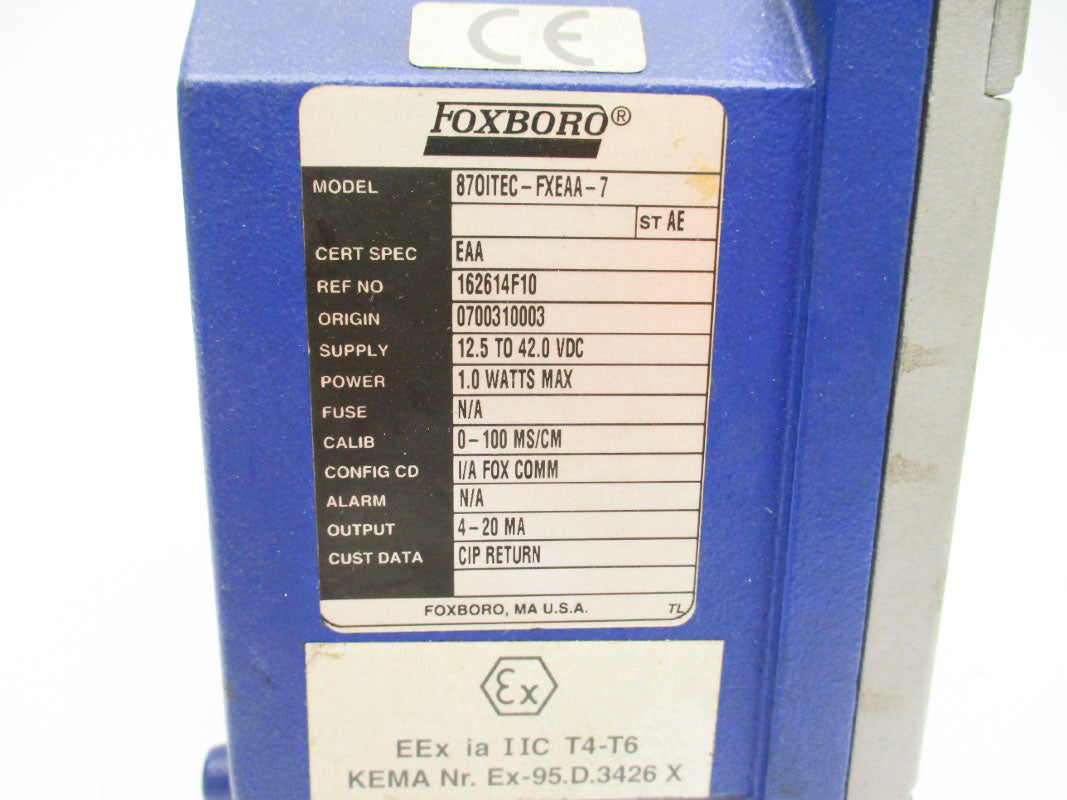 FOXBORO 870ITEC-FXEAA-7 12.5-42.0VDC UNMP