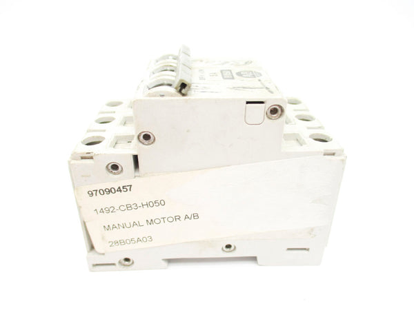 ALLEN BRADLEY 1492-CB3H050 SER. B 480VAC 5A UNMP