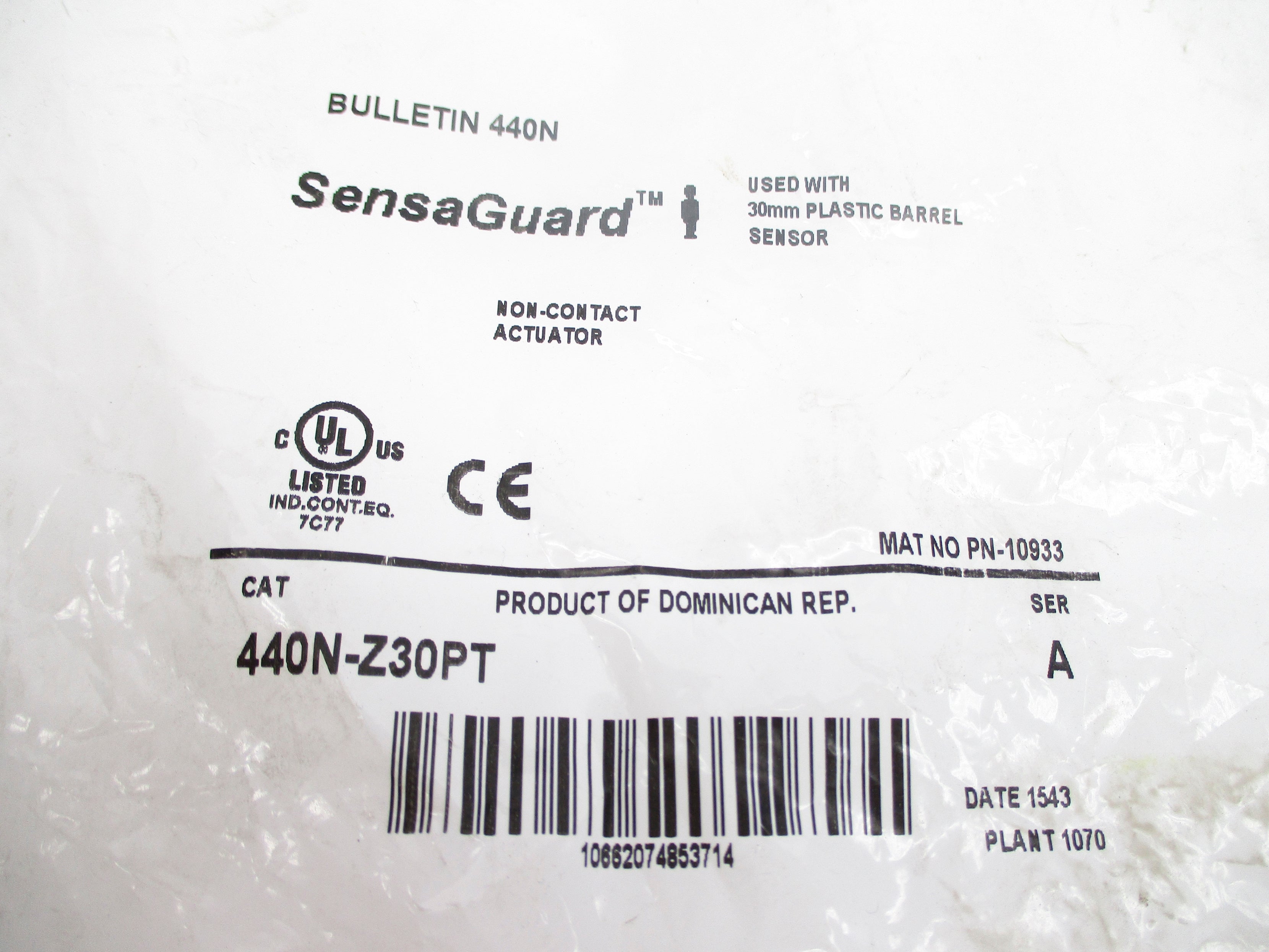 ALLEN BRADLEY 440N-Z30PT SER. A NSMP