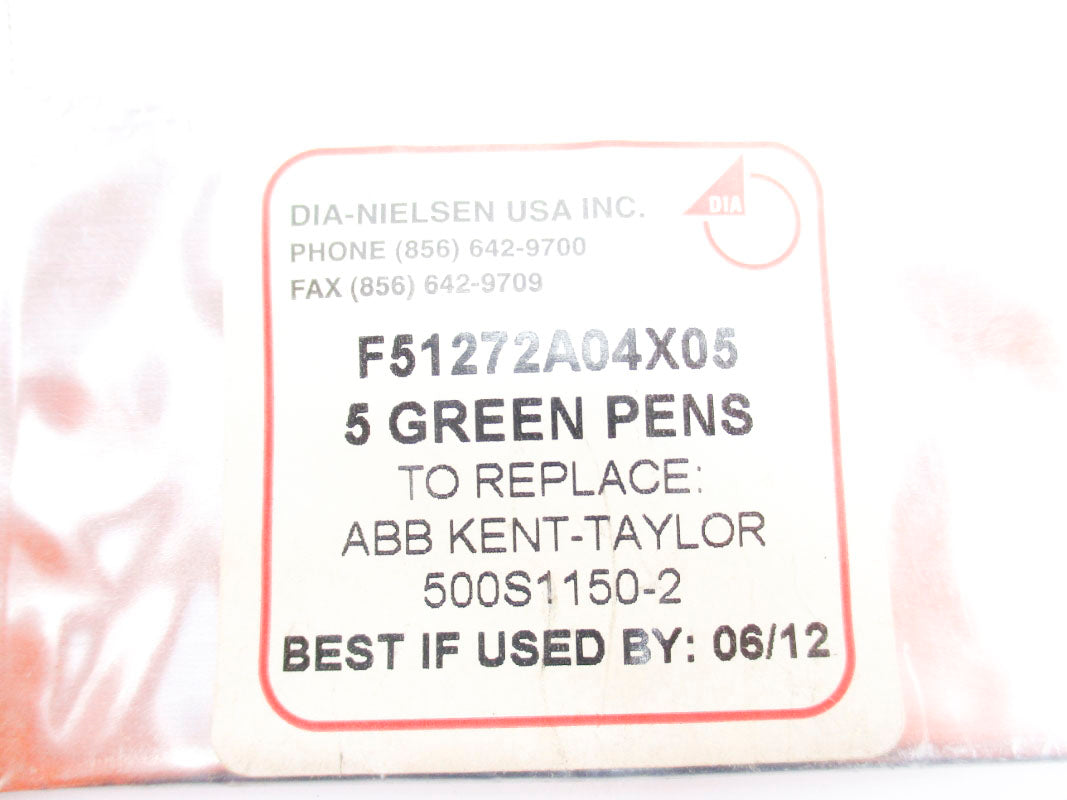DIA-NIELSEN F51272A04X05 (PKG OF 5) NSFS