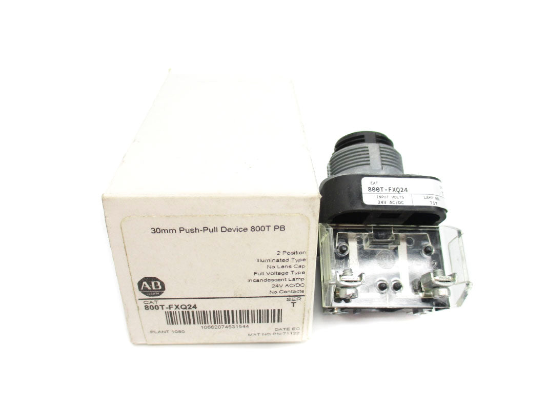 ALLEN BRADLEY 800T-FXQ24 SER. T 24VAC/DC (WH) NSMP