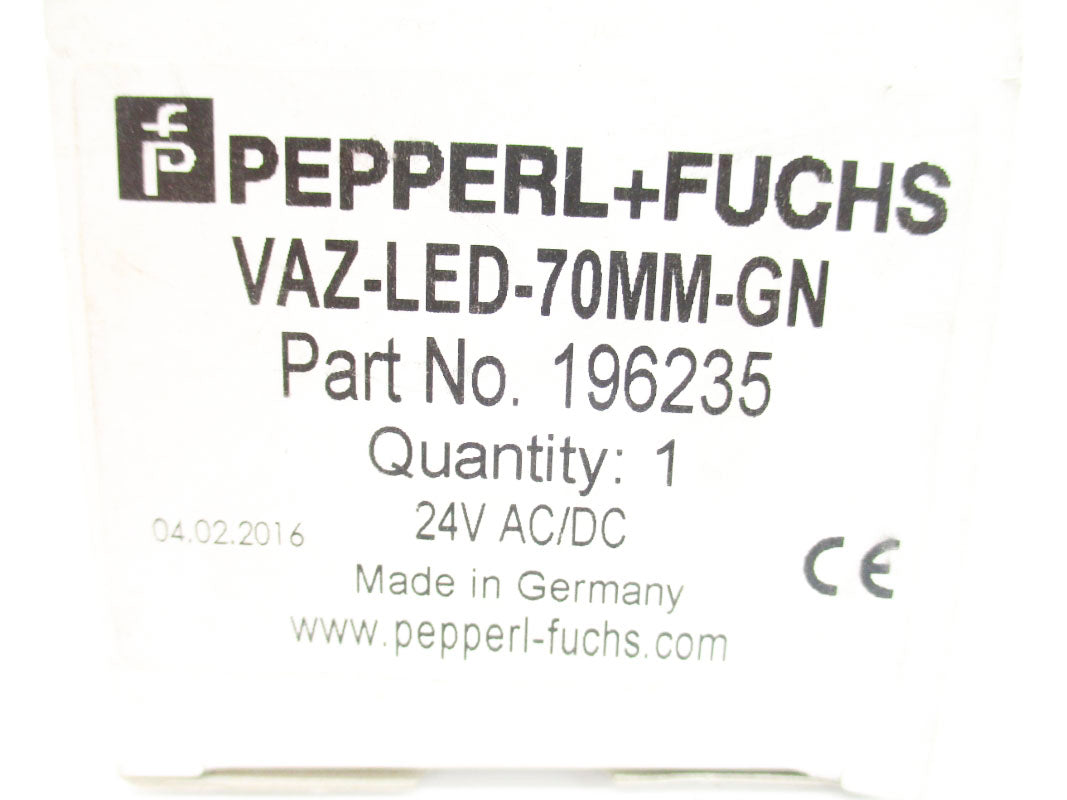 PEPPERL+FUCHS VAZ-LED-70MM-GN 196235 24VAC/DC NSMP
