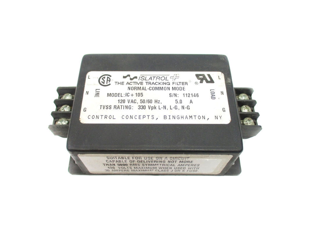 CONTROL CONCEPTS IC+105 120VAC 5.0A NSNP