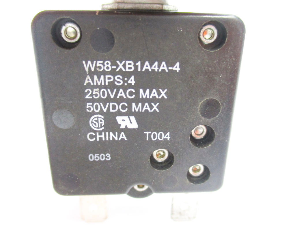 TYCO ELECTRONICS W58-XB1A4A-4 250VAC 4A UNMP