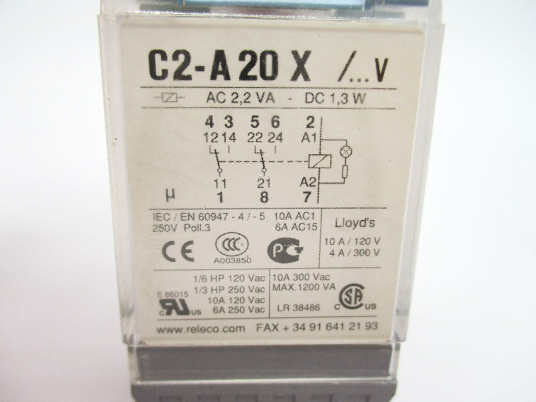 RELECO C2-A20X/120V 120VAC 10A NSNP