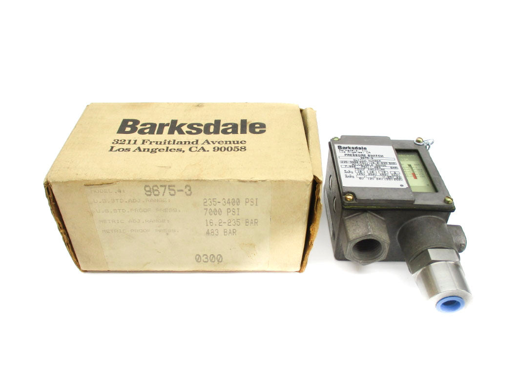 BARKSDALE 9675-3 600VAC 10A 7000PSI NSMP