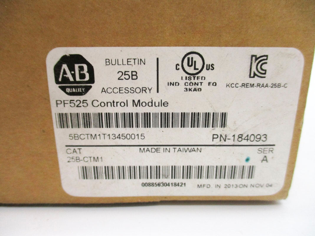 ALLEN BRADLEY 25B-CTM1 SER. A (BR/WH) NSMP