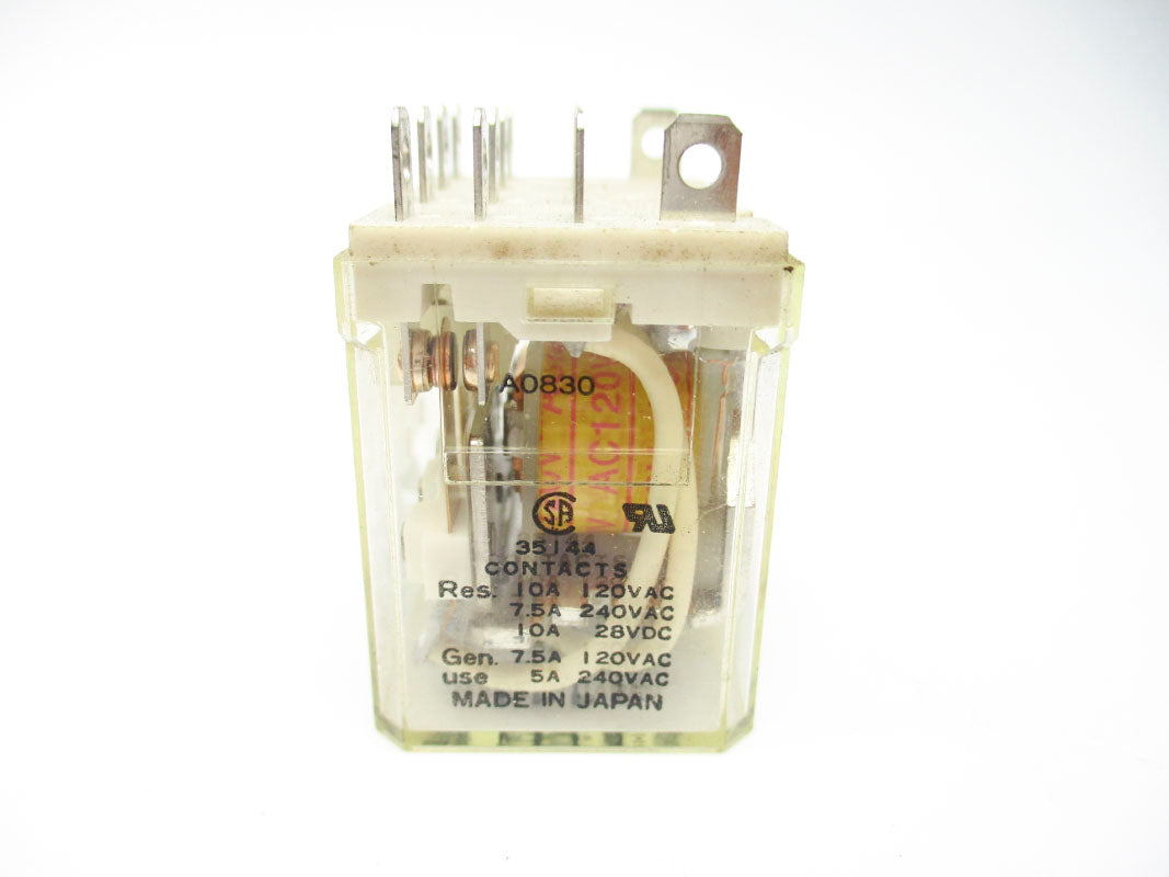 SQUARE D 8501RS44V20 SER. A 120V 10A UNMP