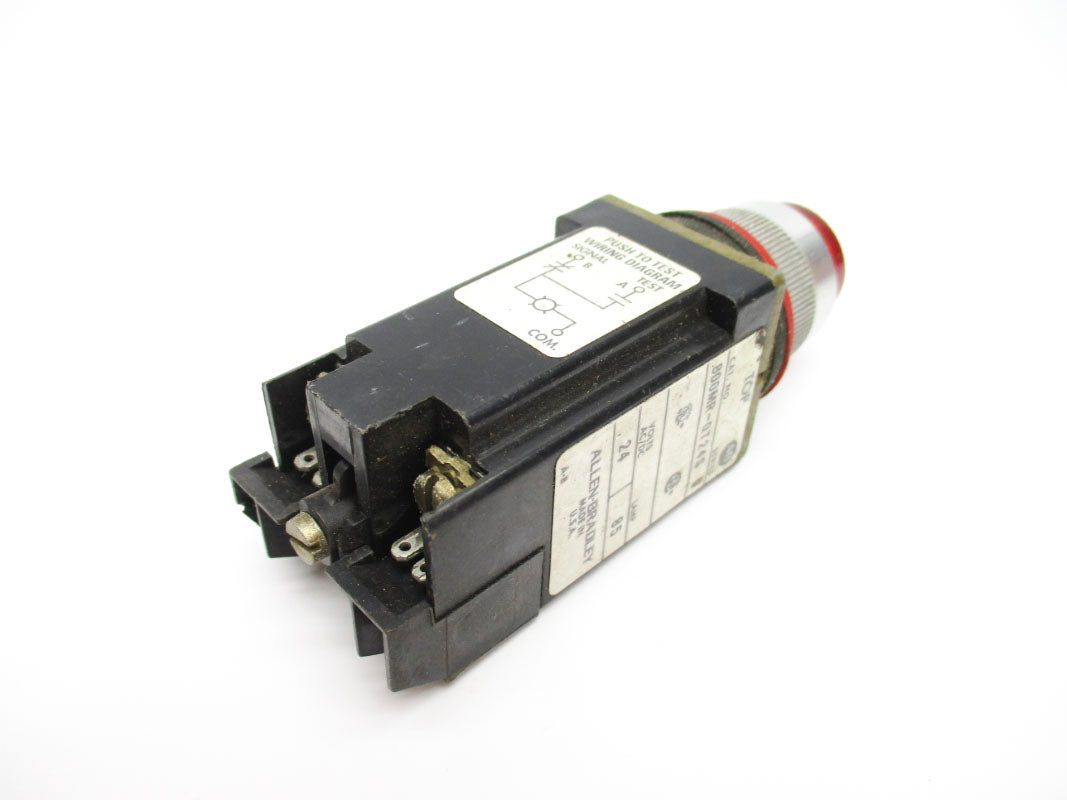 ALLEN BRADLEY 800MR-QT24S SER. D 24VAC/DC UNMP