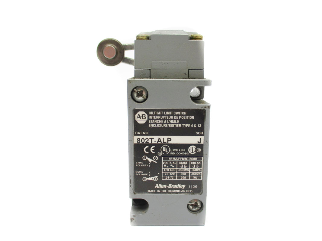 ALLEN BRADLEY 802T-ALP SER. J 600VAC 30A UNMP