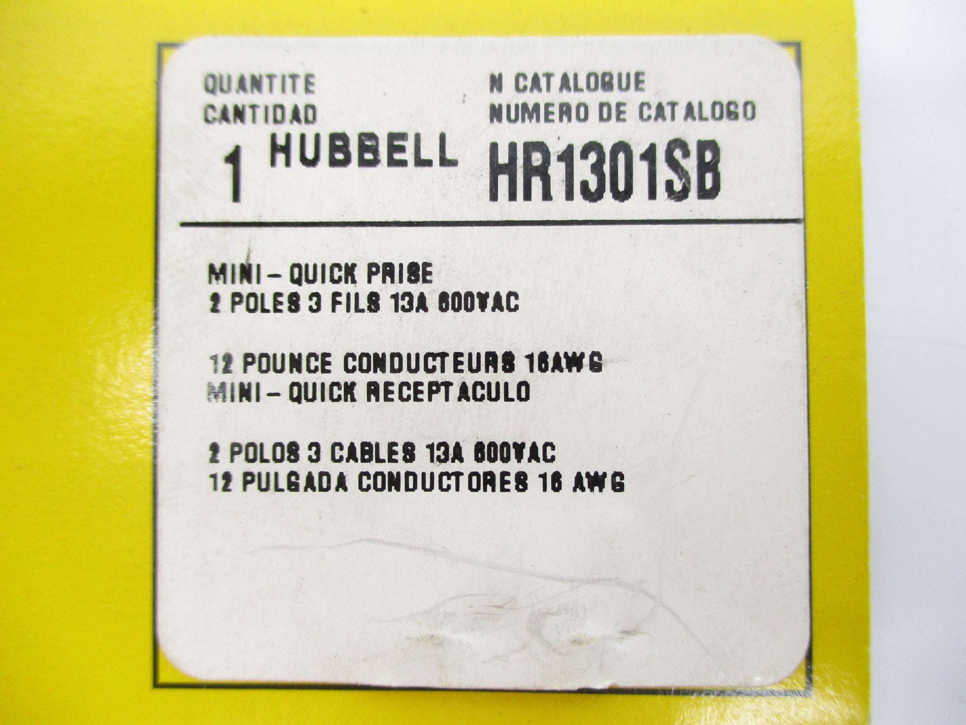 HUBBELL HR1301SB NSMP