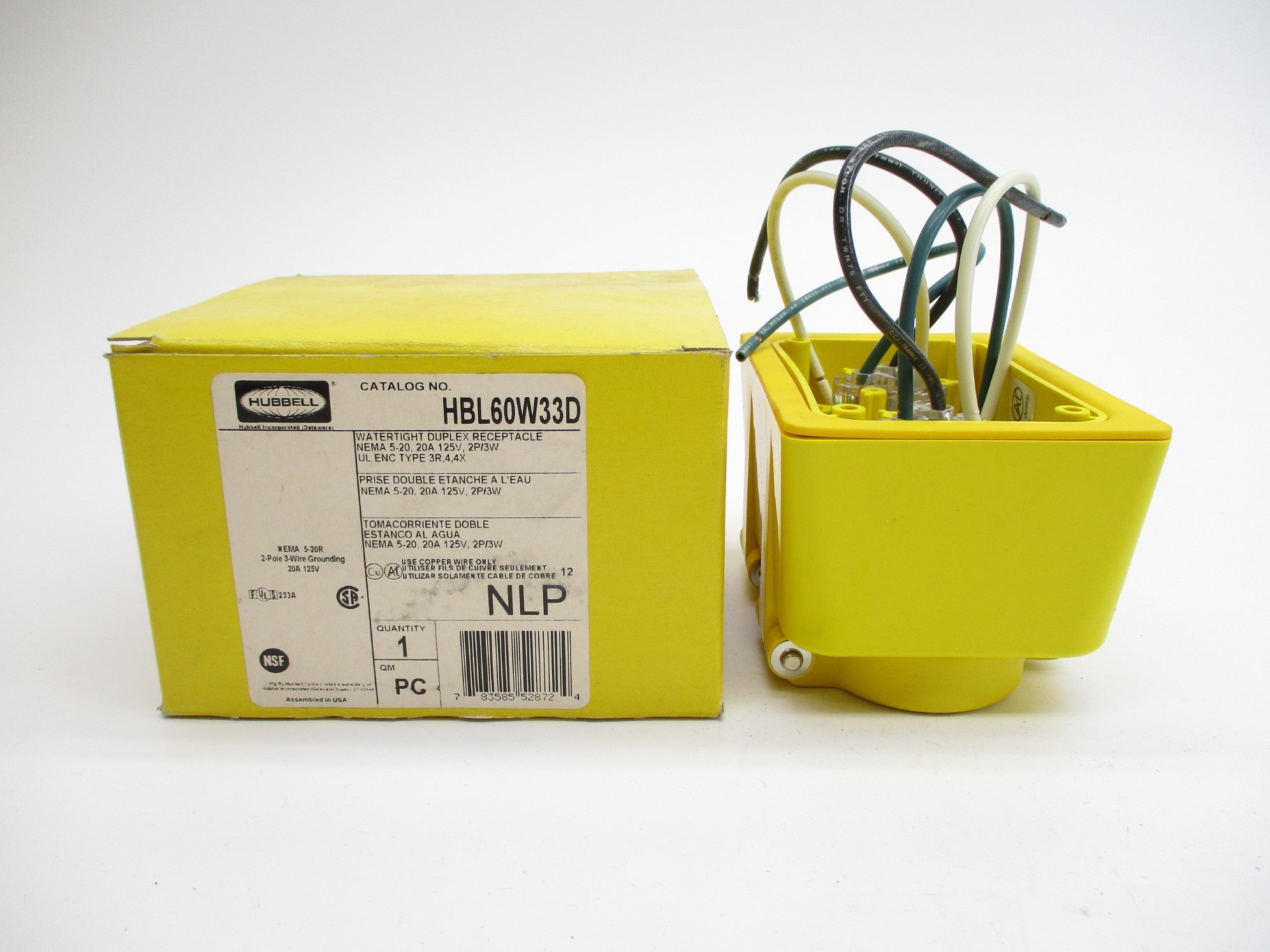HUBBELL HBL60W33D NSMP