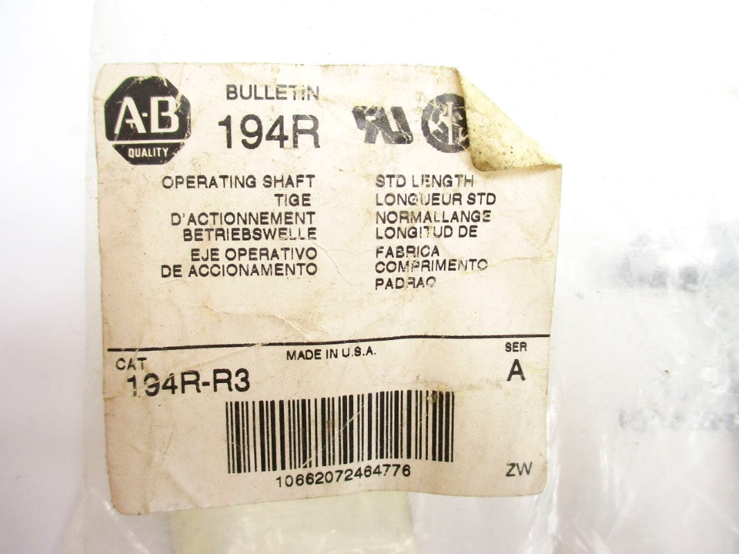 ALLEN BRADLEY 194R-R3 SER. A NSMP