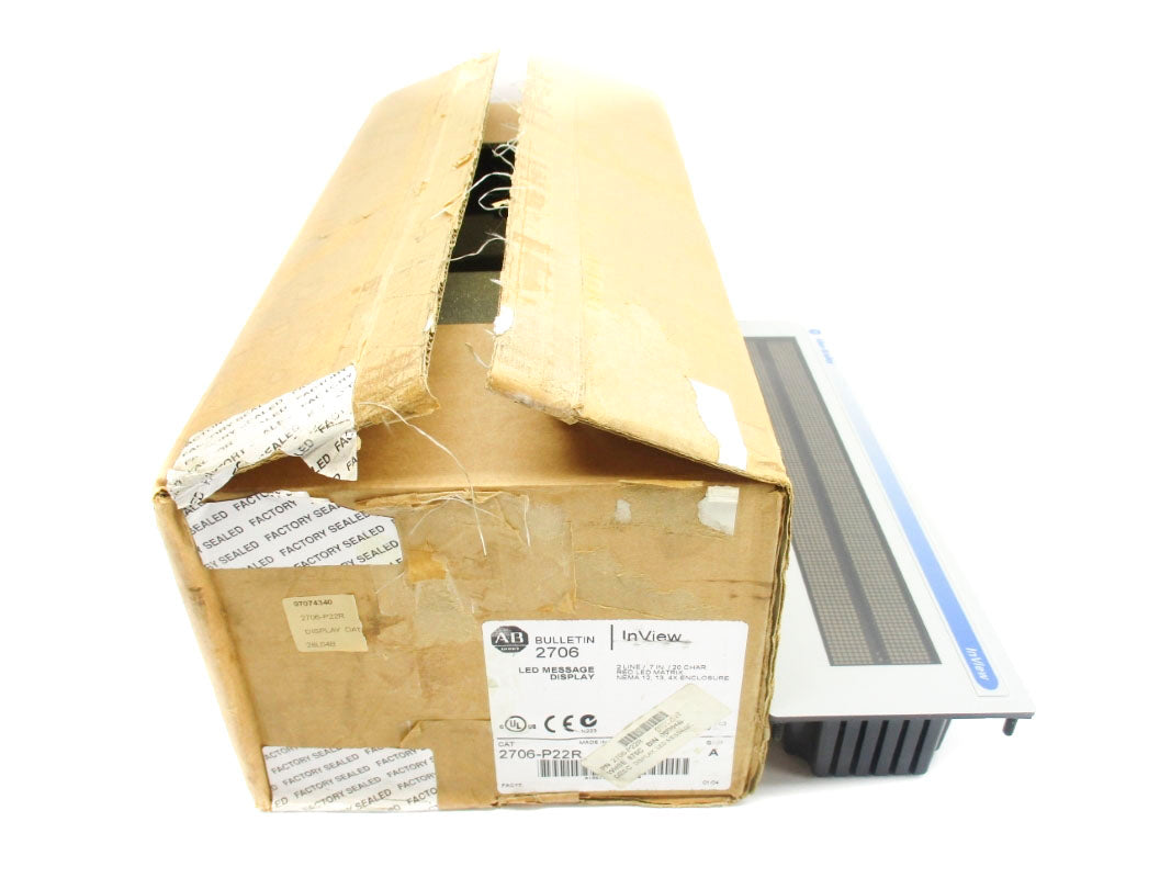 ALLEN BRADLEY 2706-P22R SER. A F/W 1.00 24VDC NSMP