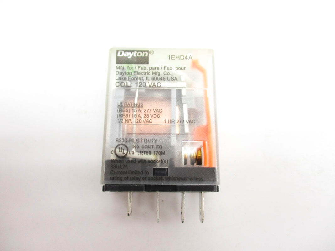 DAYTON 1EHD4A 120VAC 15A NSMP