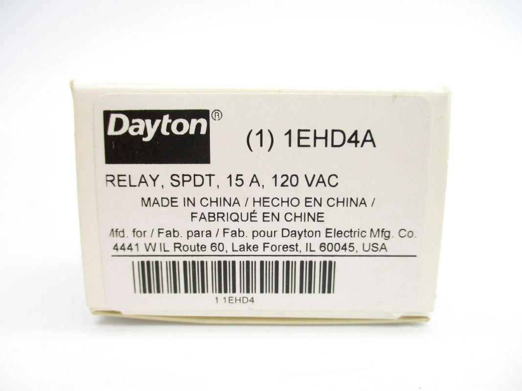 DAYTON 1EHD4A 120VAC 15A NSMP