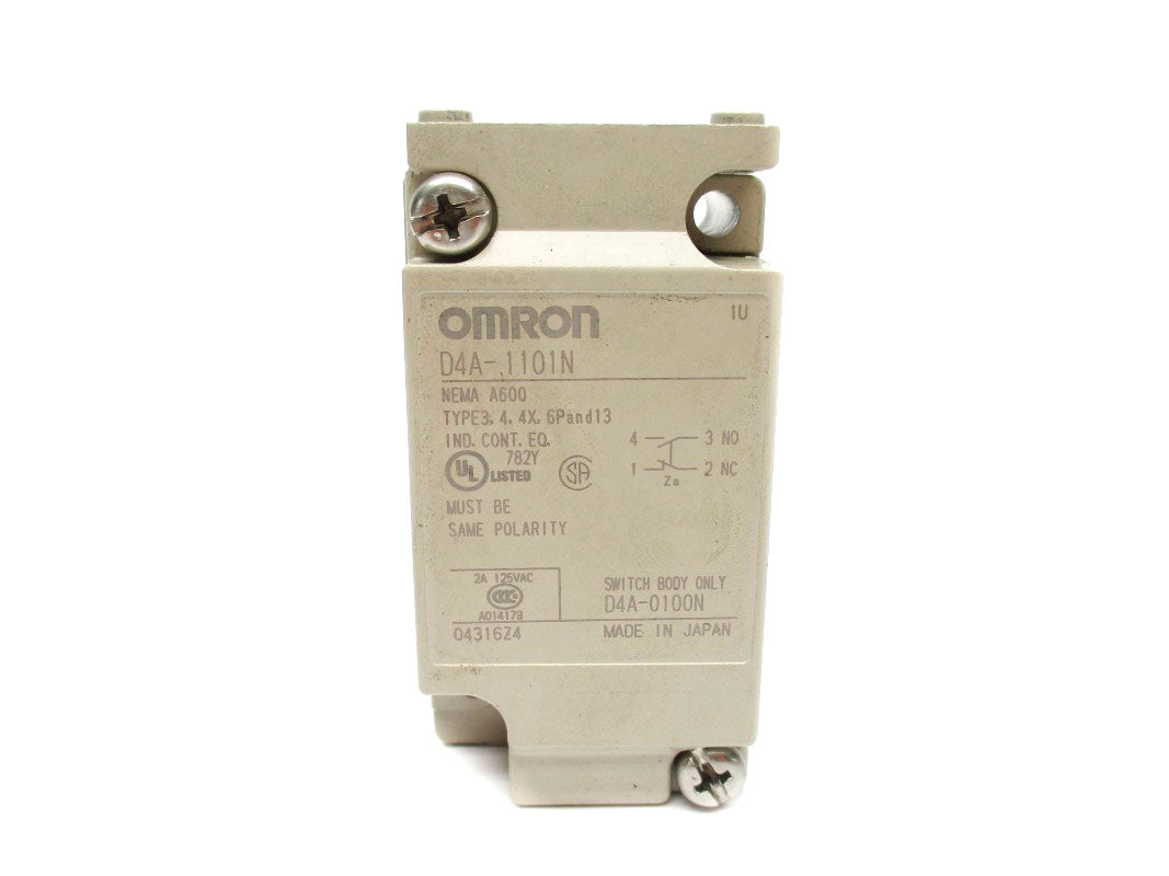 OMRON D4A-1101N 125VAC 2A (AS PICTURED) UNMP