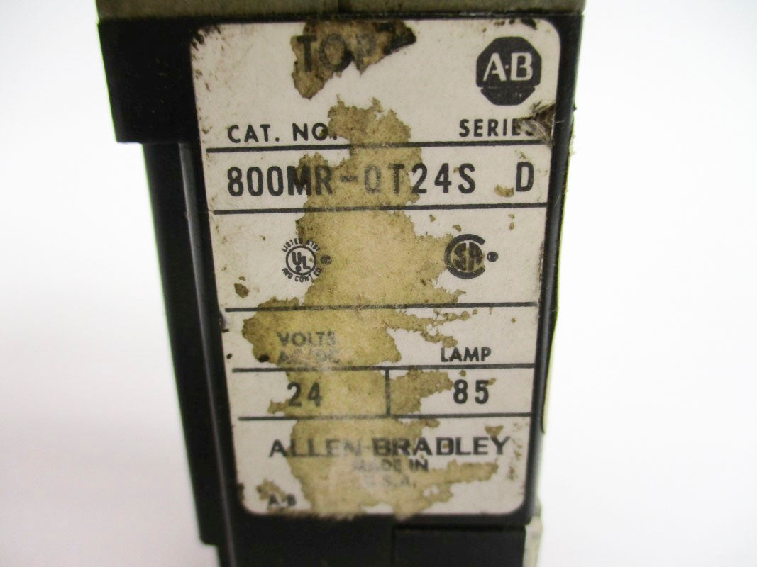 ALLEN BRADLEY 800MR-QT24S SER. D 24VAC/DC UNMP