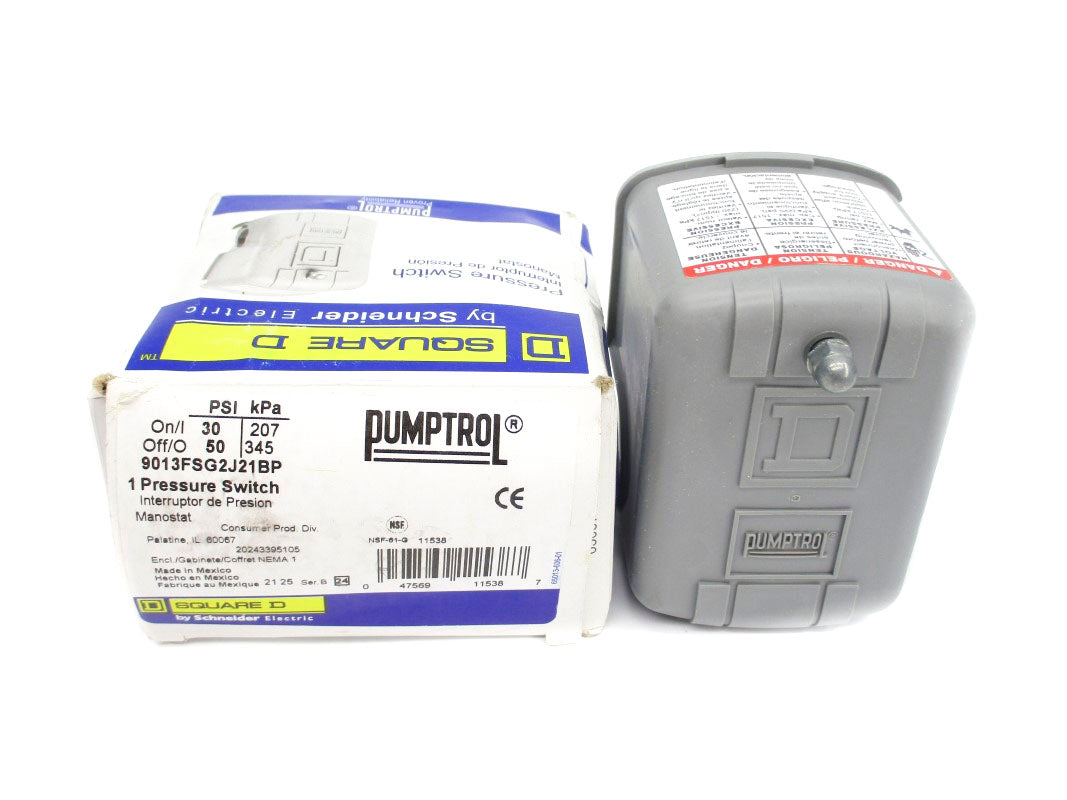 SQUARE D 9013FSG2J21BP SER. B 30-50PSI NSMP