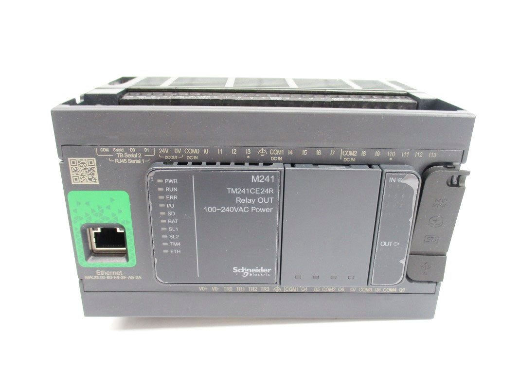 SCHNEIDER ELECTRIC TM241CE24R 100-240VAC 0.78-0.41A NSMP