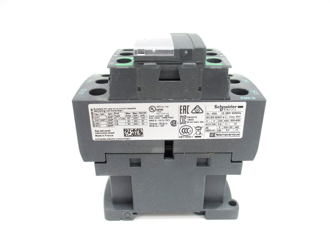 SCHNEIDER ELECTRIC LC1D25BNE 24-60VAC/DC NSMP