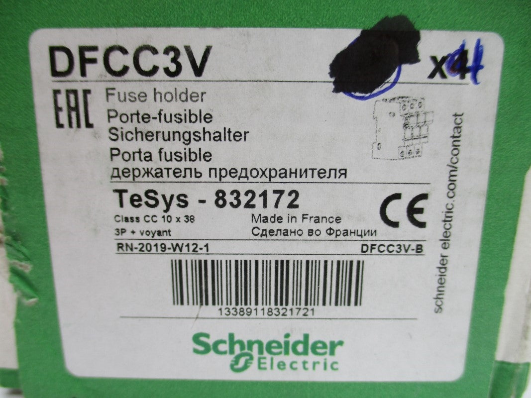 SCHNEIDER ELECTRIC DFCC3V 600V (PKG OF 4) NSMP