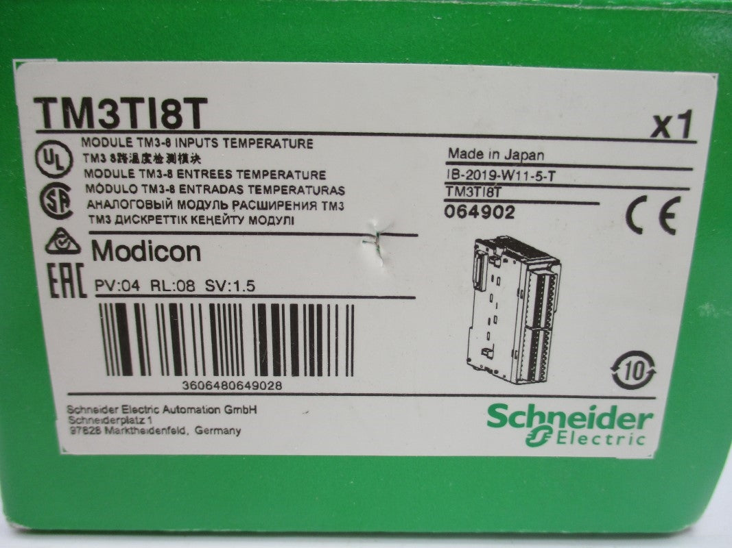 SCHNEIDER ELECTRIC TM3TI8T 24V NSMP