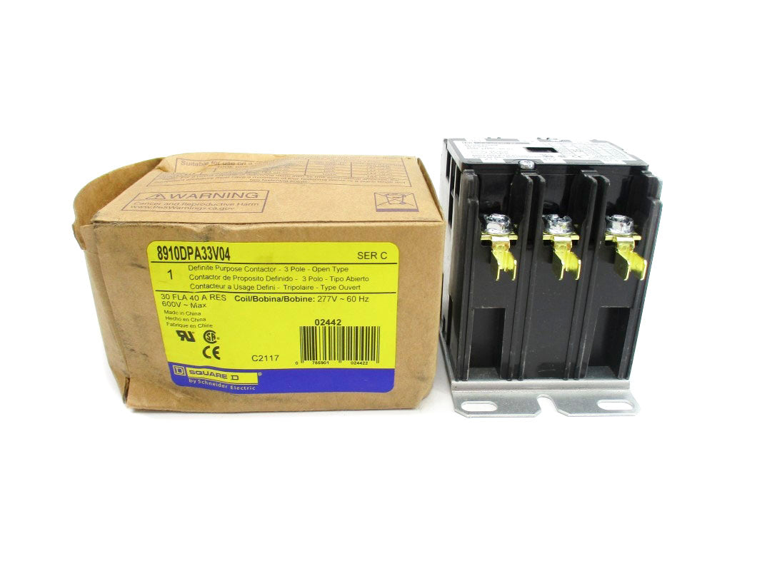 SQUARE D 8910DPA33V04 SER. C 600V 40A NSMP
