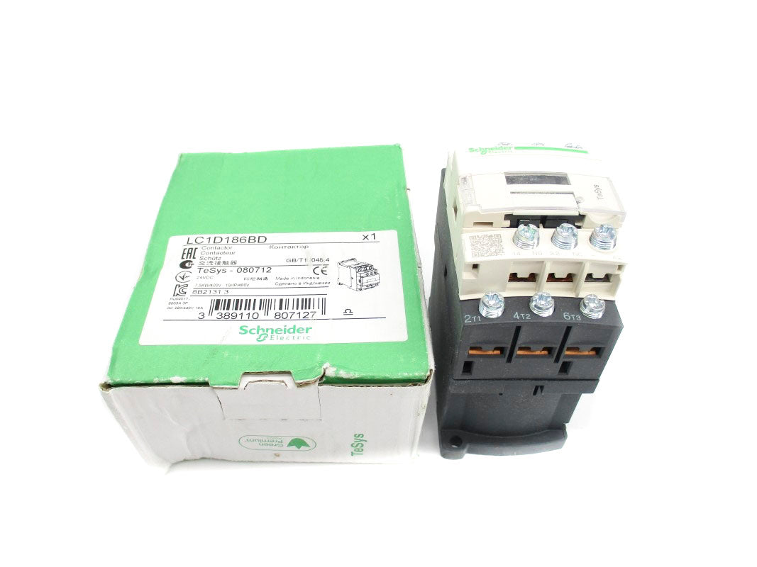 SCHNEIDER ELECTRIC LC1D186BD 24VDC NSMP