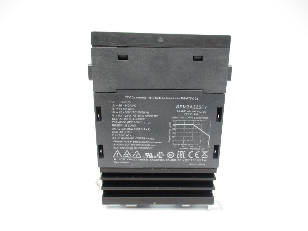 SCHNEIDER ELECTRIC SSM3A325F7 90-140VAC 25A NSMP