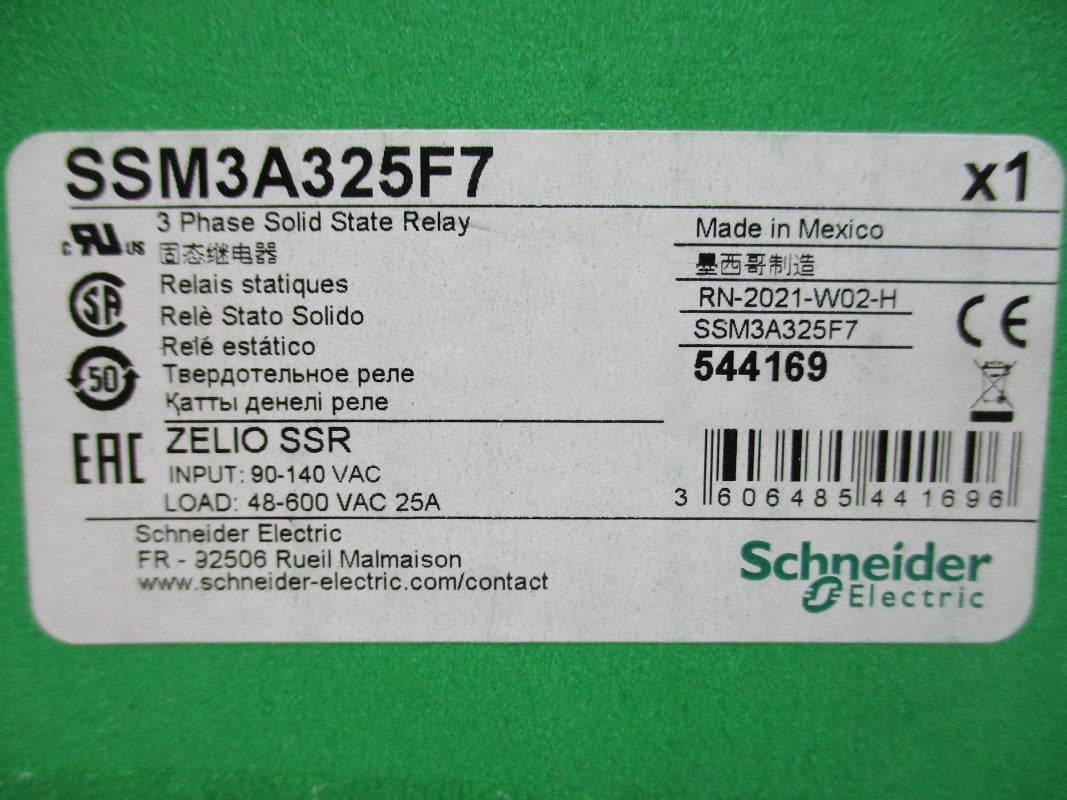 SCHNEIDER ELECTRIC SSM3A325F7 90-140VAC 25A NSMP