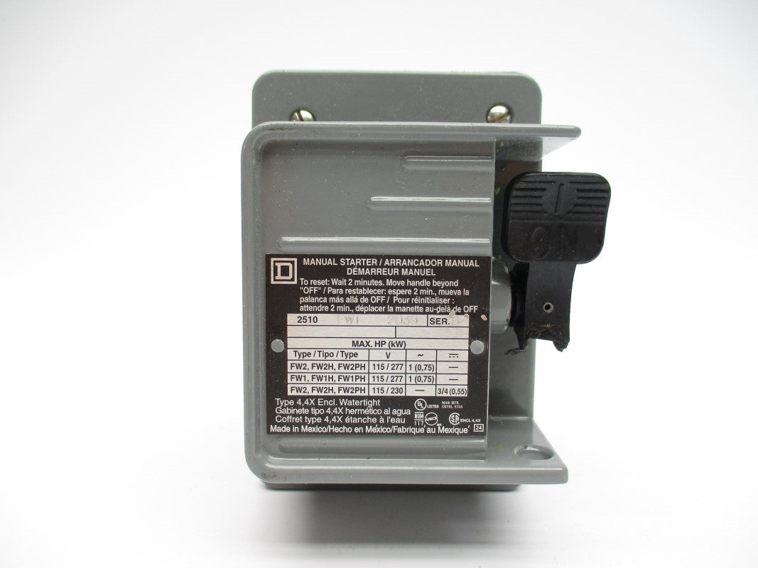 SQUARE D 2510FW1 SER. B 277V (AS PICTURED) NSMP