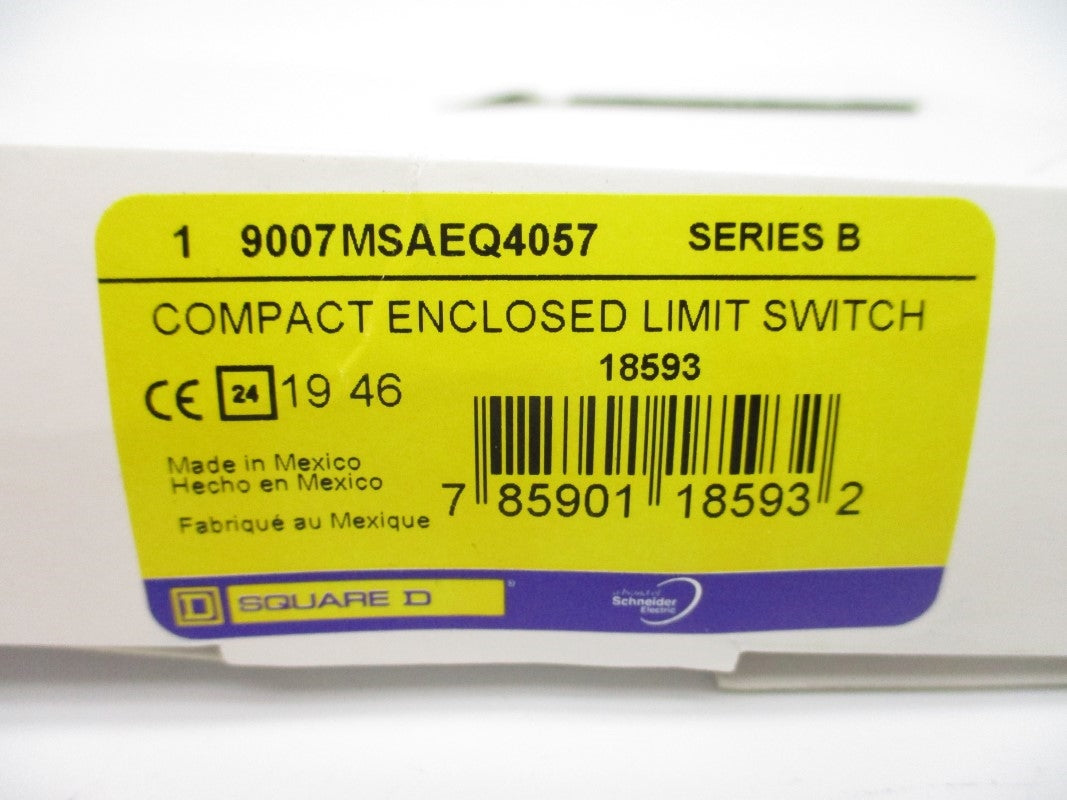 SQUARE D 9007MSAEQ4057 SER. B 125/250VAC 10A NSMP