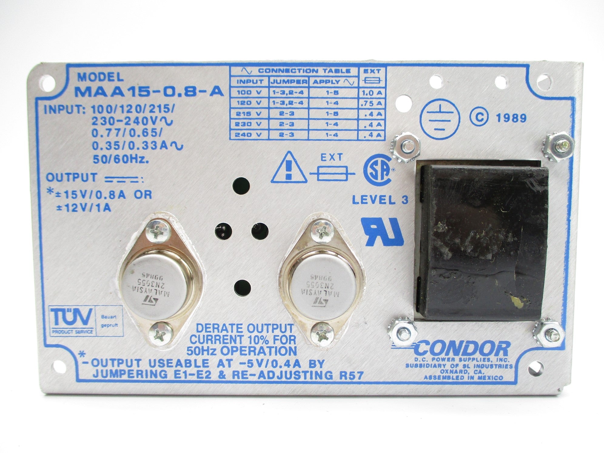 CONDOR MAA15-0.8-A NSMP