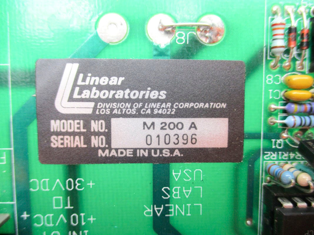 LINEAR LABORATORIES M200A 10-30VDC UNMP