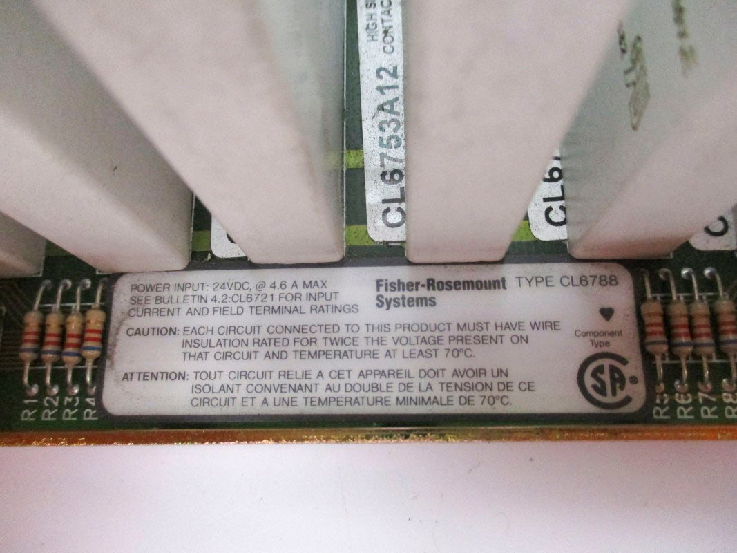 FISHER ROSEMOUNT CL6788X1-A1 12P0120X032 REV. F UNMP