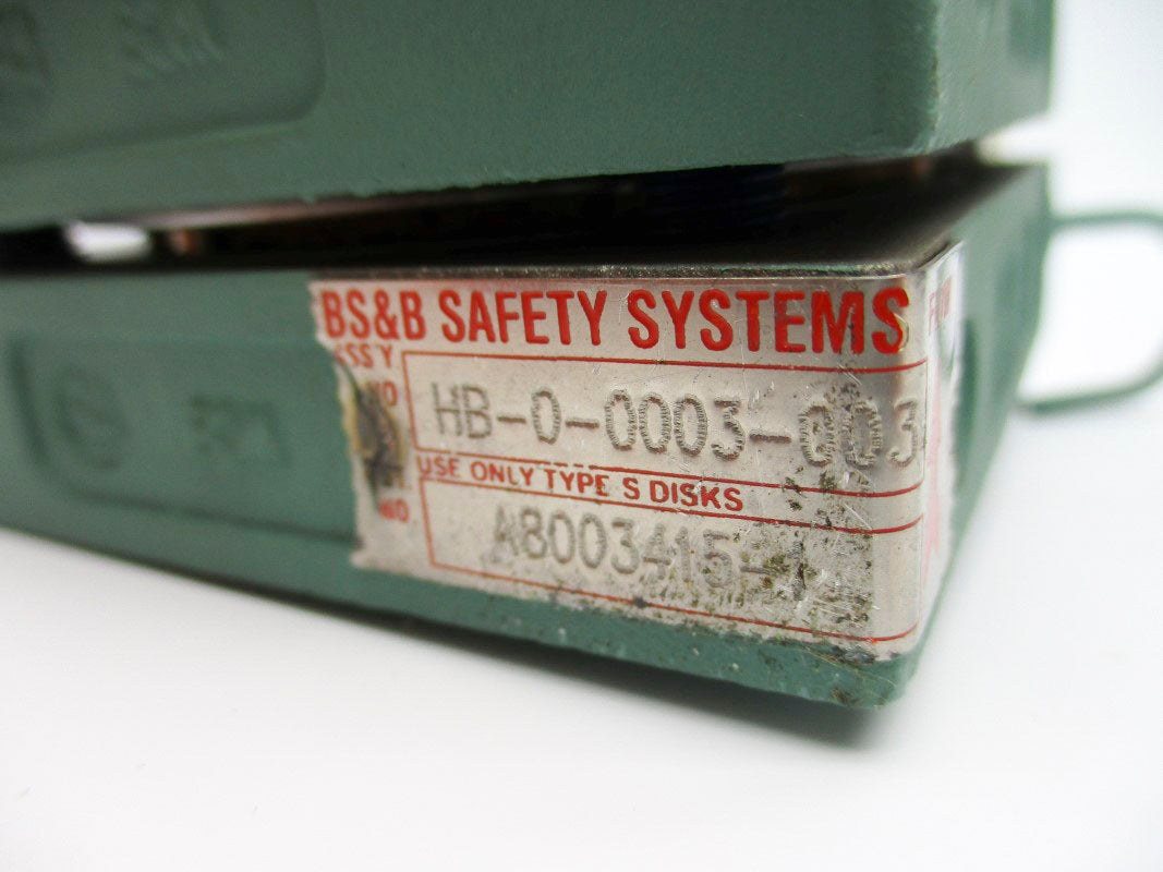 BS&B SAFETY SYSTEMS HB-0-0003-003 A8003415-1 NSNP