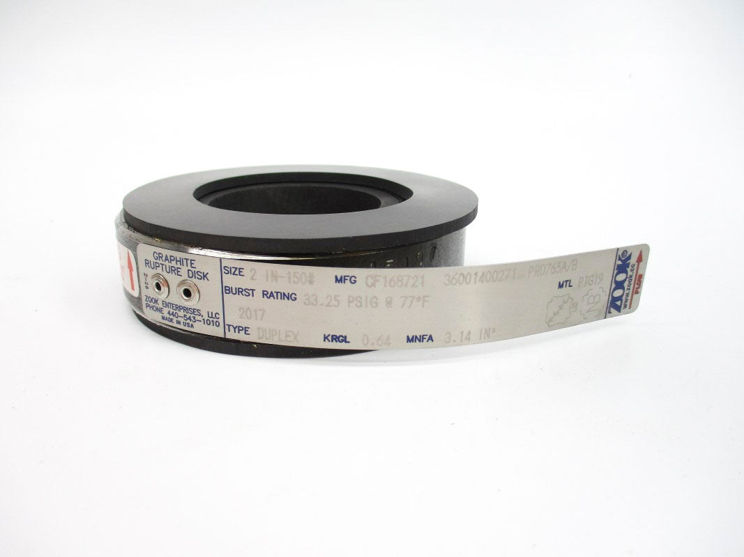 ZOOK ENTERPRISES CF168721 33.25PSI 77'F NSMP