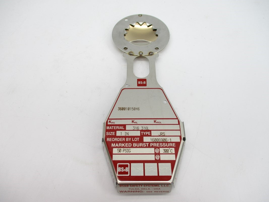 BS&B SAFETY SYSTEMS 16006906-1 50PSI 300'C NSMP
