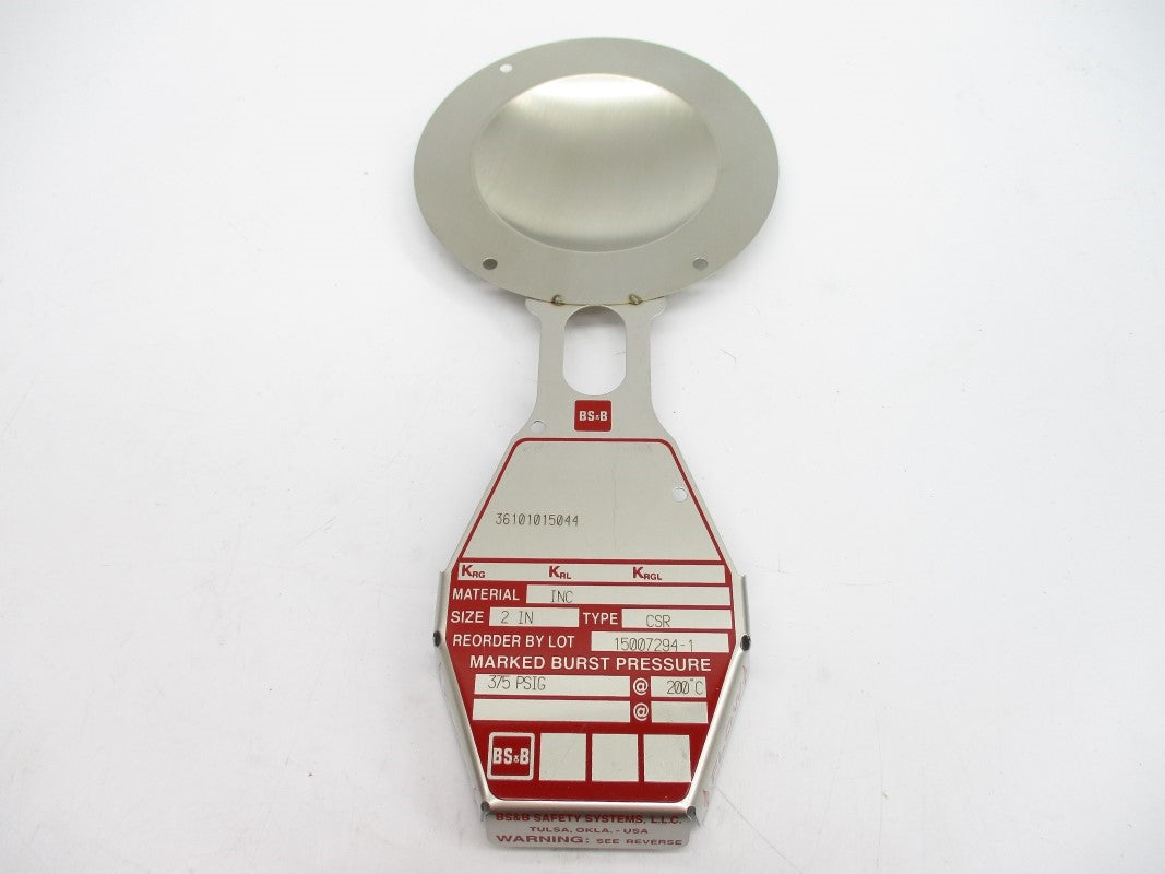 BS&B SAFETY SYSTEMS 15007294-1 375PSI 200'C NSMP