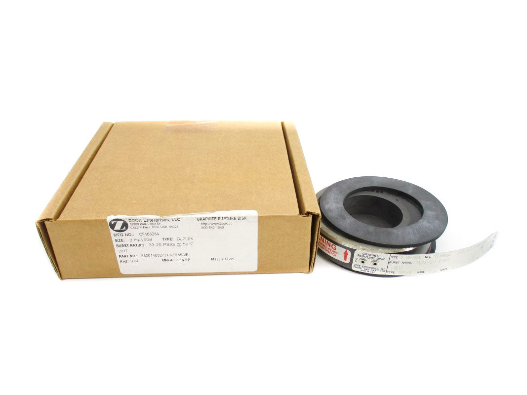 ZOOK ENTERPRISES CF168284 33.25PSI 59'F NSMP