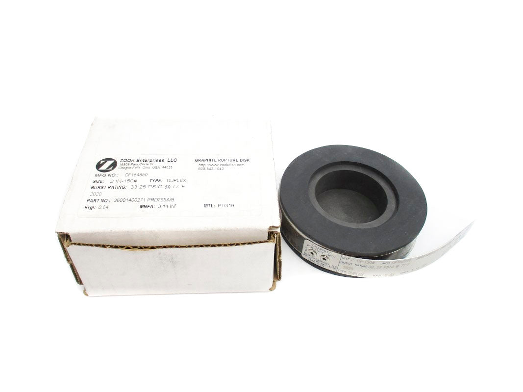 ZOOK ENTERPRISES CF184850 33.25PSI 77'F NSMP