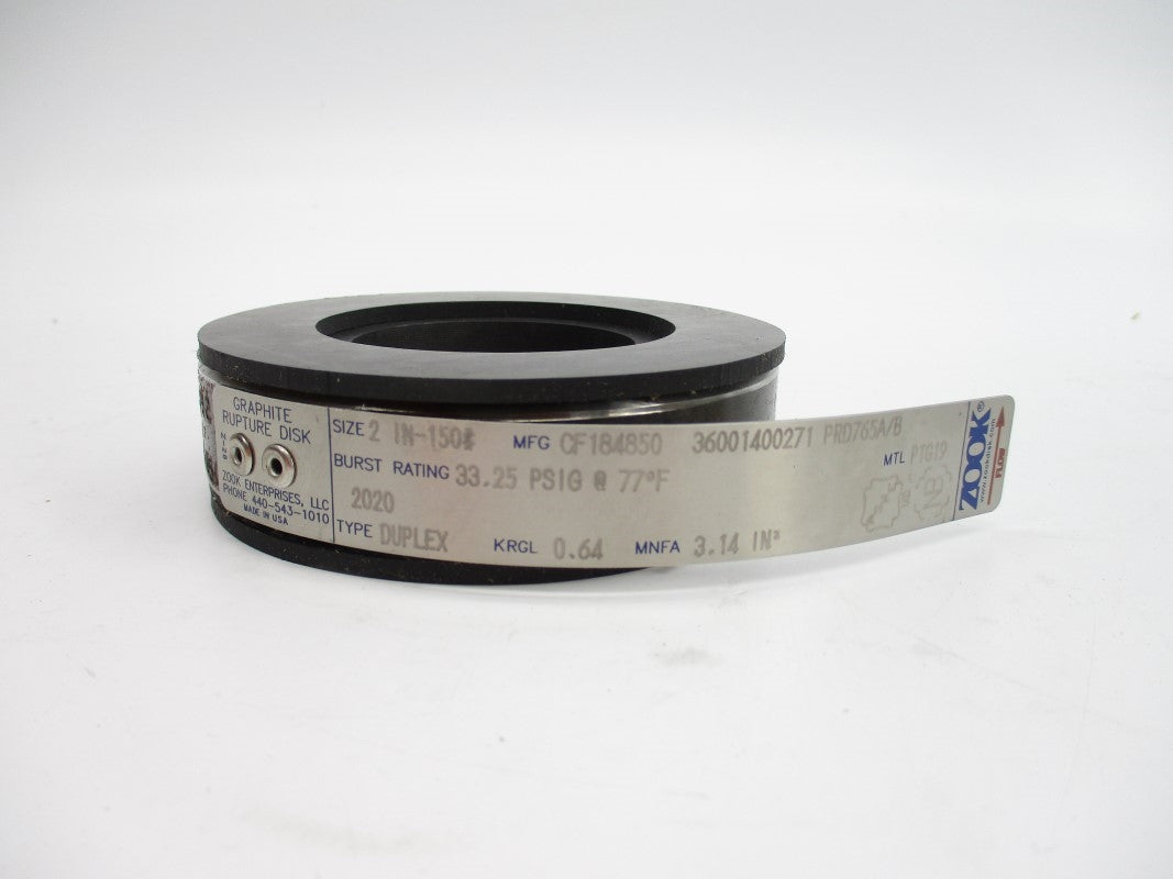 ZOOK ENTERPRISES CF184850 33.25PSI 77'F NSMP