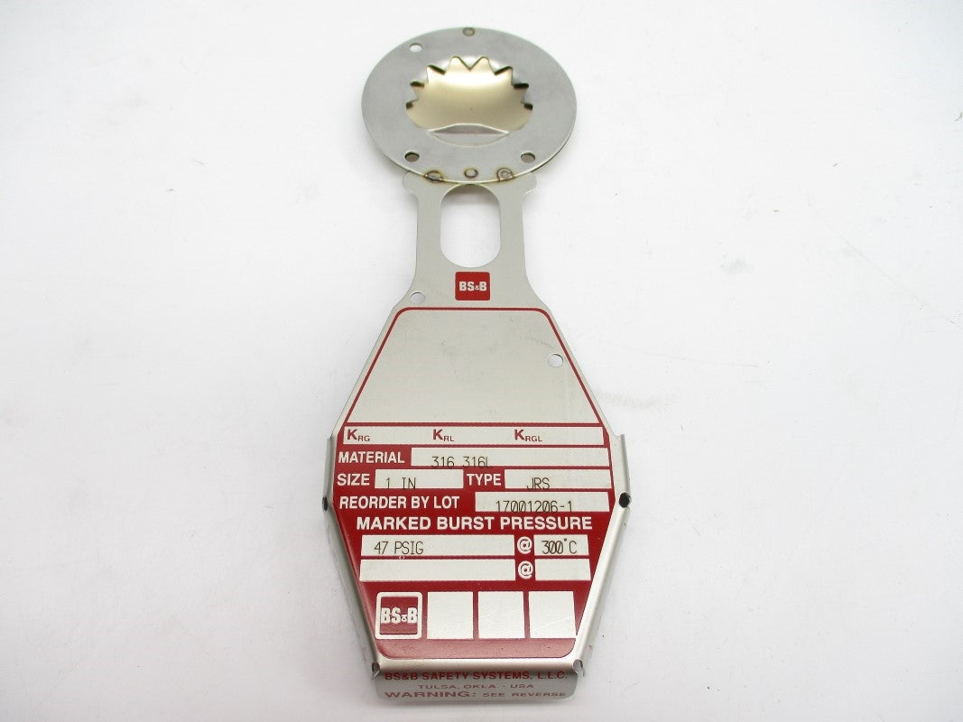 BS&B SAFETY SYSTEMS 17001206-1 47PSI 300'C NSMP