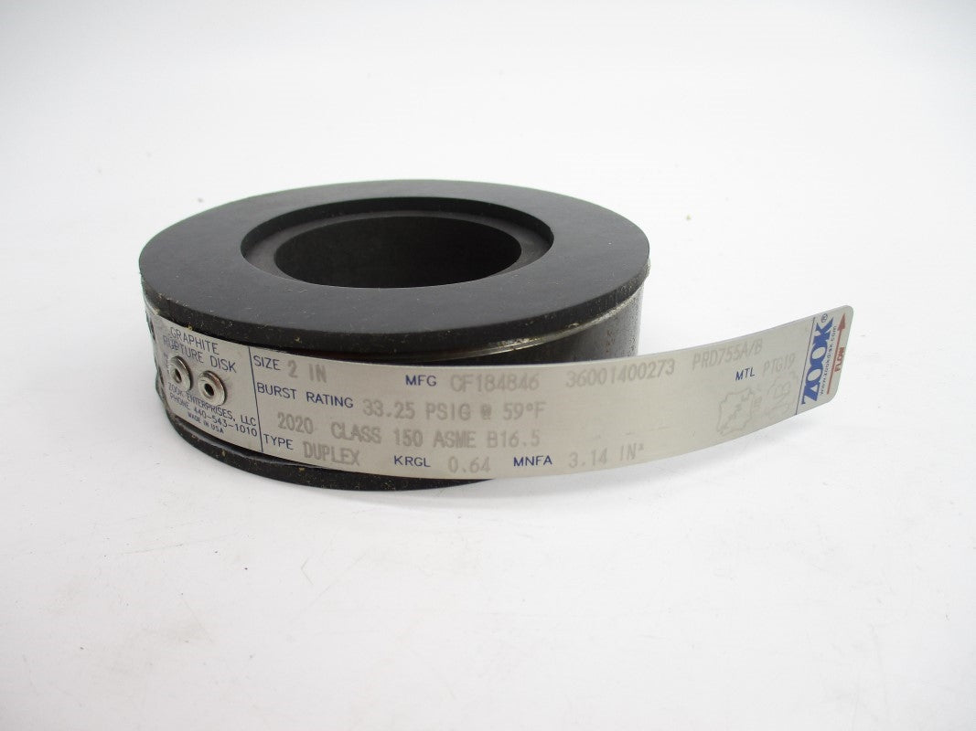 ZOOK ENTERPRISES CF184846 33.25PSI 59'F NSMP