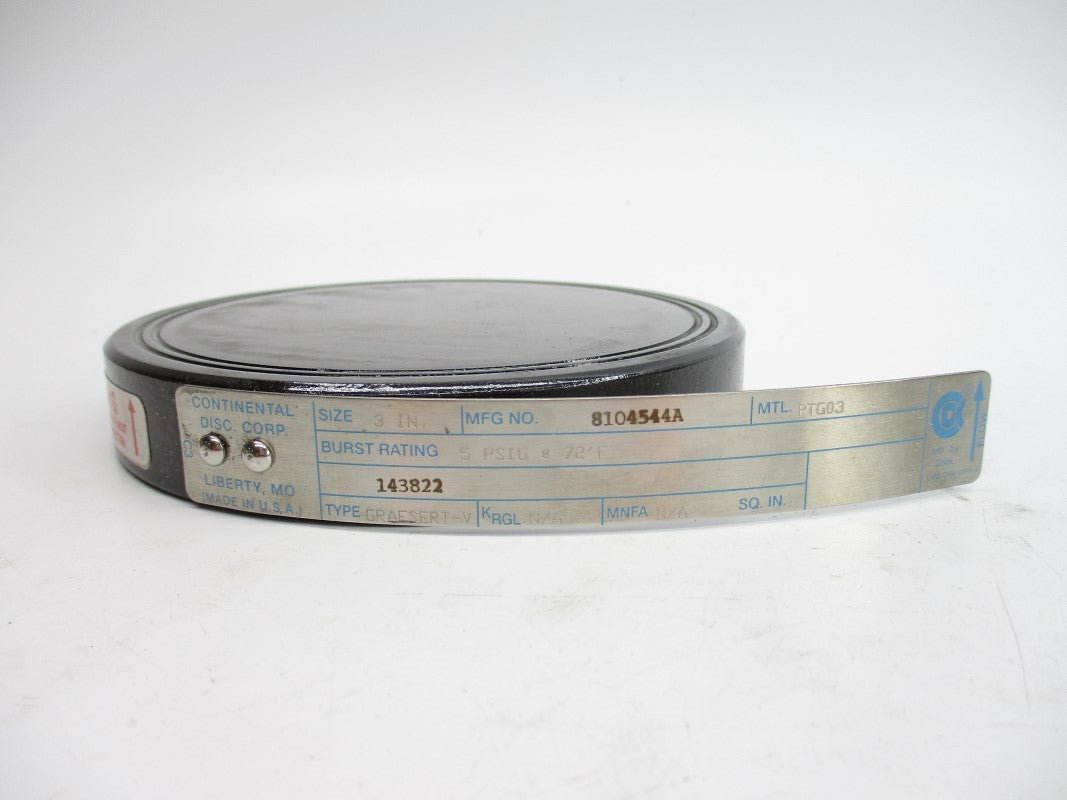 CONTINENTAL DISC 8104544A 5PSI 72'F NSMP