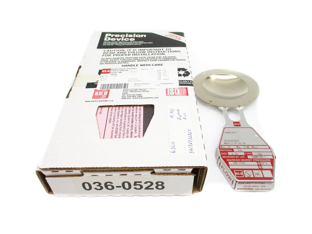 BS&B SAFETY SYSTEMS 19005155-1 295PSI 57'C NSMP