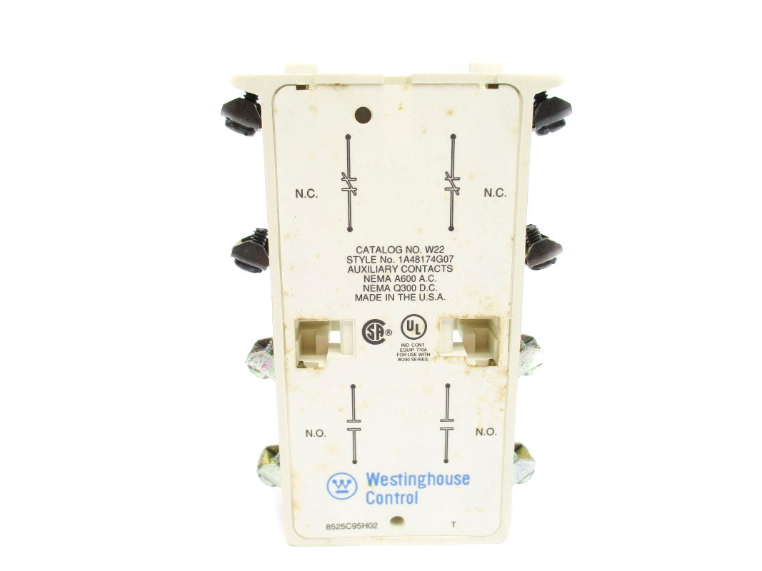 WESTINGHOUSE W22 1A48174G07 UNMP